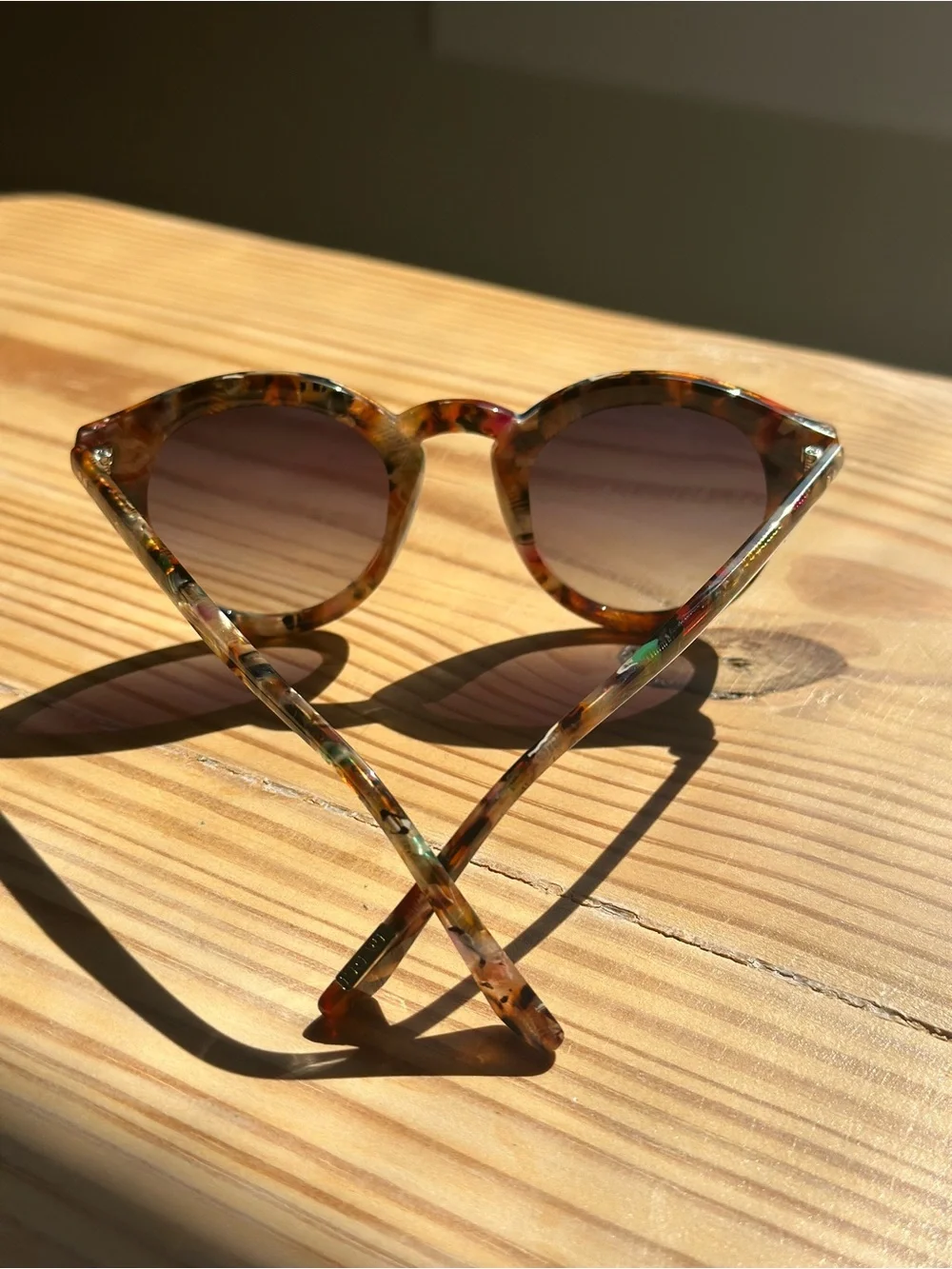 KREWE Collins Nylon Sunglasses in Capri